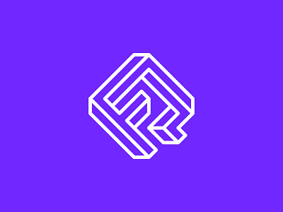 Final QF monogram logomark for Qualifast brand identity branding brandmark logo logomark monogram option purple rebrand symbol vector