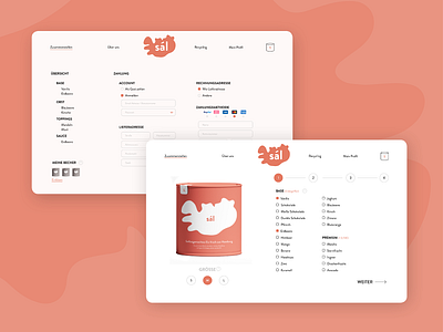 Landing Page design flat logo minimal ui ux web website