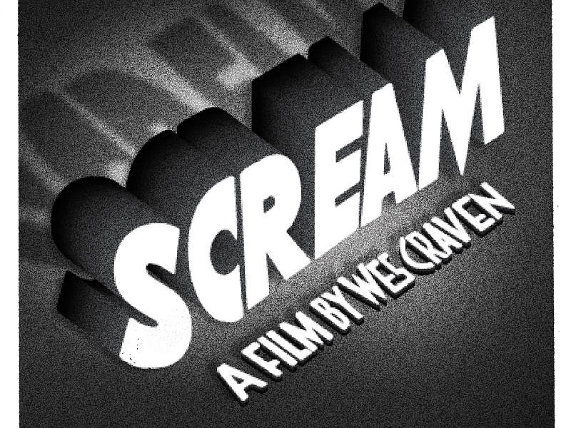 "SCREAM" Horror typographic series 90s cinema experimental design film film noir freelance letterer goodtype halloween hand crafted typography hand made type letterer lettering letters nostalgia scream type typegang typeism typographer vhs