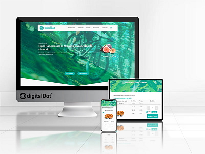 Diseño y desarrollo de Tienda Online Naturficus branding design logo responsive ui ux vector web website