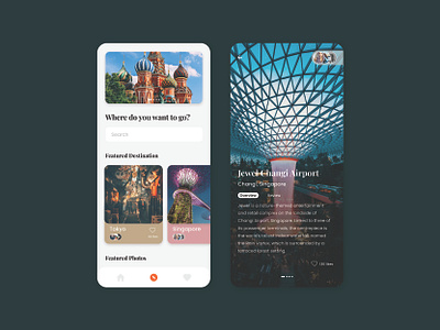 Travel App UI Design adventure app clean design mobile tour tourism travel ui ux