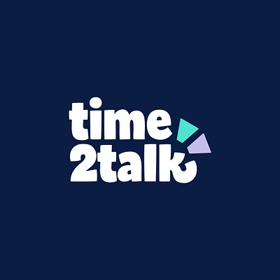 time2talk app conversation creative design education logo design phone students talk teachers time