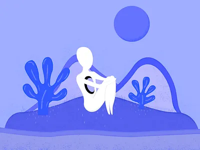 Peaceful design illustration