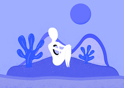 Peaceful design illustration