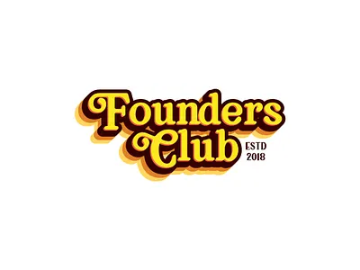 Founders Club club creative design exclusive founders houston lawyers logo design texas