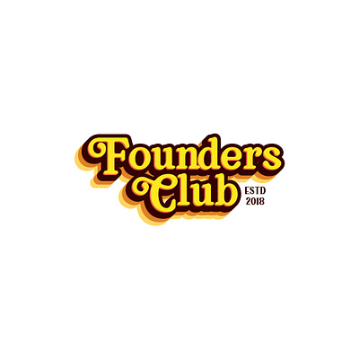 Founders Club club creative design exclusive founders houston lawyers logo design texas