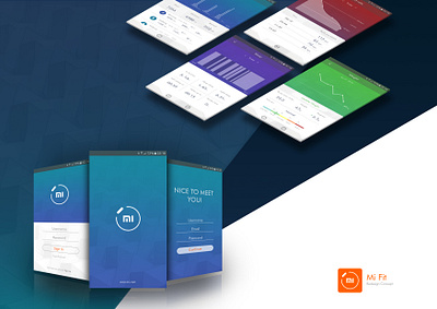 Mi-Fit Redesign Concept app ui