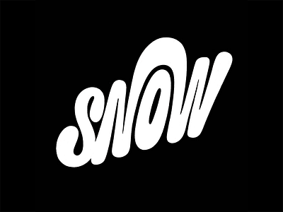 Snow display type hand lettering handlettering letterforms lettering lettering artist print design typo typography art