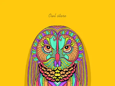 Owl illustration design illustration