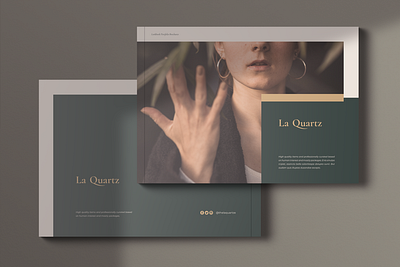 LaQuartz Lookbook Portfolio Brochures brochure catalogue elegant lookbook marketing minimal minimalist portfolio print print template professional promotions simple template