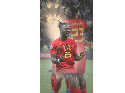 Michy Batshuayi - The Batman belgium belgium football belgium football edit design fifa 20 edit fifa edit football football club football design football edit footballer illustration photoshop poster soccer edit wallpaper