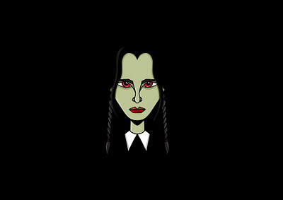 On wednesdays we wear black addamsfamily creepy girl halloween kooky spooky wednesday wednesdayaddams