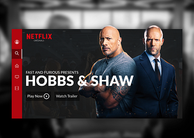 Netflix ui 2 4x app illustration ui ux web