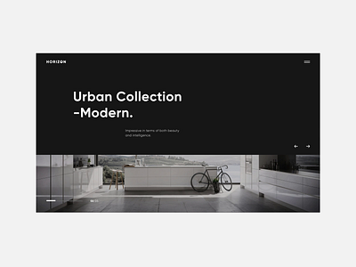 Horizon - Product Page clean design desktop home page layout modern page product page style template ui ui design ux webdesign website