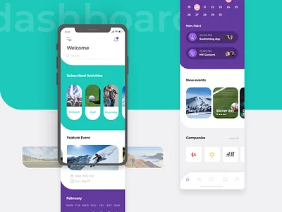 Social App - dashboard app branding colors design logo style typography ui ux vector