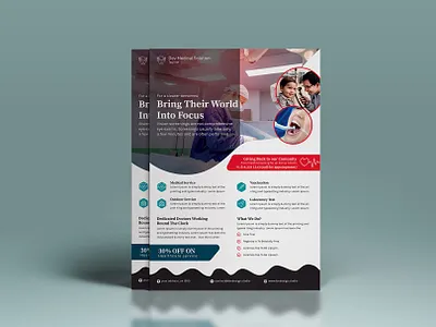 Modern Medical Healthcare Flyer care clinic clinic flyer dental dentist devdesign devdesign.studio doctor emergency equipment fitness flyer health healthcare flyer hospital hospital flyer leaflet medical medical flyer medicine