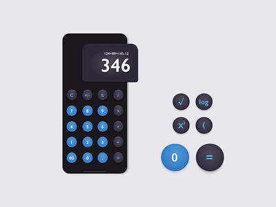 Daily 004 - Calculator 004 app calculator dailyui design ui ux