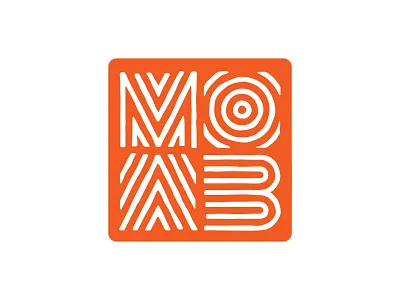 Moab Sticker 1 icon illustrated type illustration moab stickers typography utah vector