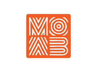 Moab Sticker 1 icon illustrated type illustration moab stickers typography utah vector