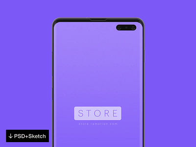 Android Mockup - Samsung S10 android android mockup free mockup free psd mockup freebie mockup phone mockup psd ramotion store samsung galaxy s10 samsung mockup sketch