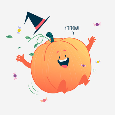 Jumping into Halloween animation business design illustration motion design motion graphics motiongraphics