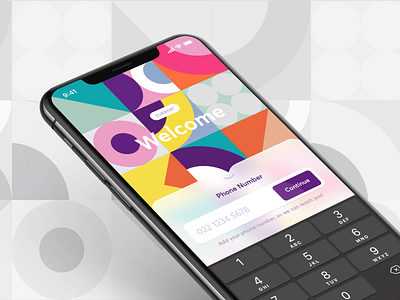 Onboarding iOS app designer desiign germany hamburg identity illustration interface ios julius koroll material design materialdesign number onboarding phone shapes ui ux welcome