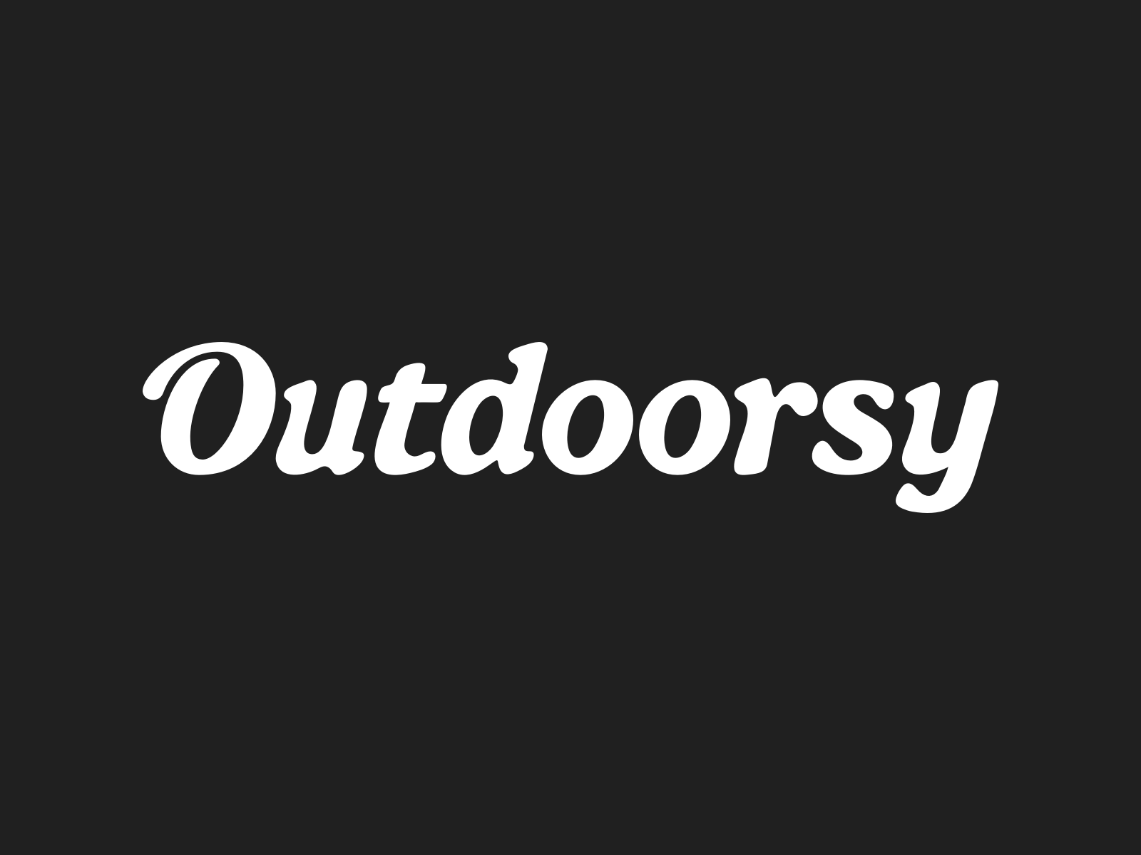Example of Outdoorsy - Logotype Exploration