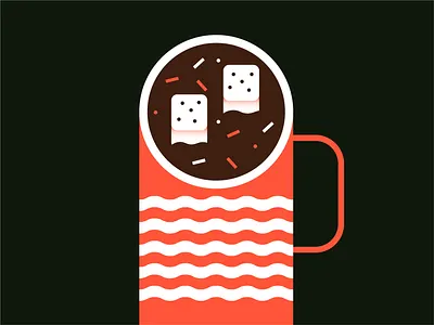 Hot Chocolate autumn beverage cacao chocolate cup hot chocolate illüstration