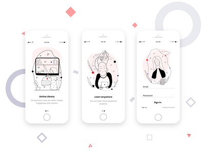 Web 1920 1 design e learning icon illustraion ios minimal onboarding ui uidesign visual web