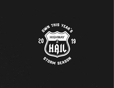 Highway 2 Hail Event Branding | Own This Year's Storm branding companycam companycam design event event branding hail highway 2 hail lightning photo app storm