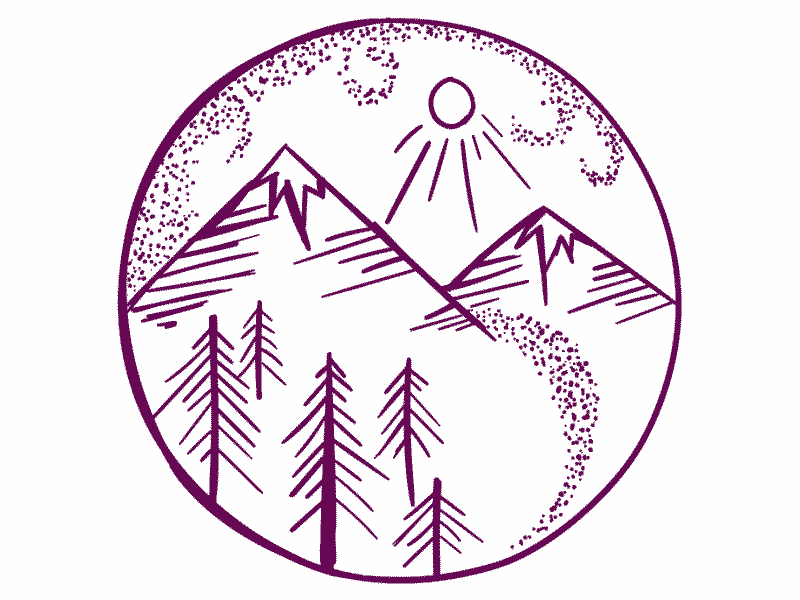 A Quick Logo Sketch animated animated logo brainstorming creative example logo motion graphics nature nature logo simple sketch sketches travel