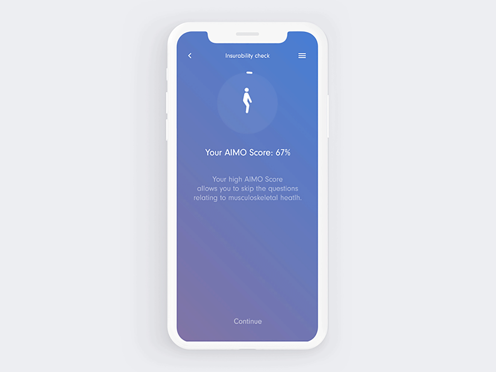 GIF: Health App - Question Module app design app healthcare product design question module uidesign uiux