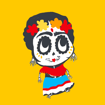 Frida Cavaleira art cavalera childrenbook frida frida kahlo illustration