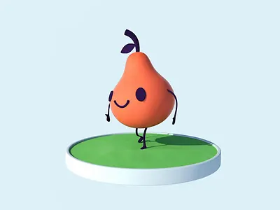 Pear animation bendy limbs c4d cinema 4d