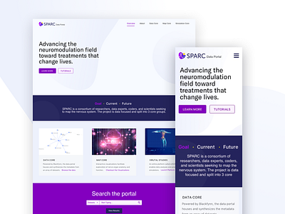 NIH Data Portal clinical data management design landing page science