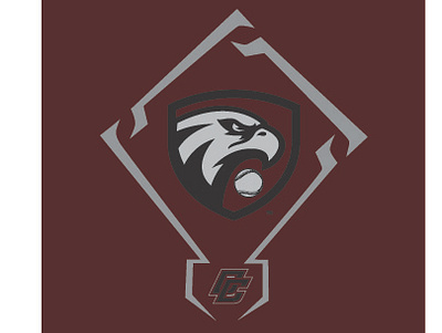 columbia city baseball branding design logo vector