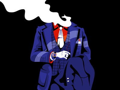 Gentlemen badguy gatsby gentlemen illustration man retro