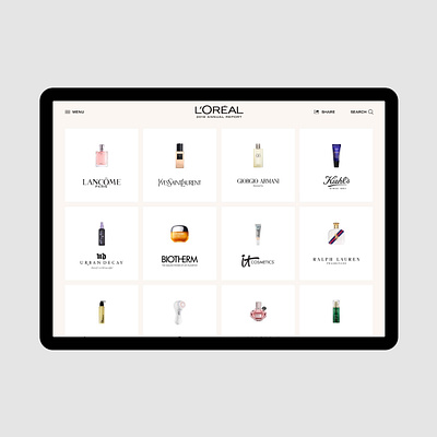 L'oréal Group • UX & Art Direction for the 2018 Annual Report art direction corporate design interface mobile responsive site ui ux web