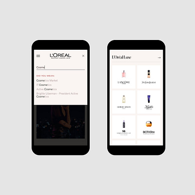 L'oréal Group • UX & Art Direction for the 2018 Annual Report art direction corporate design interface mobile responsive site ui ux web