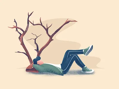 Relax design illustration