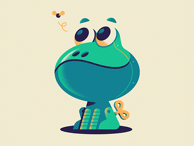 Robotoad character character design frog illustration inktober robot toad toy vector