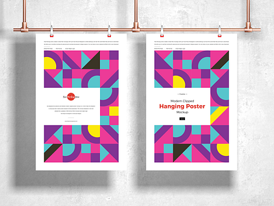 Free Modern Clipped Hanging Poster Mockup Vol 2 branding download font frame free free mockup freebie identity logo mock up mockup mockup free mockup psd mockups poster mockup poster mockup free print psd stationery template