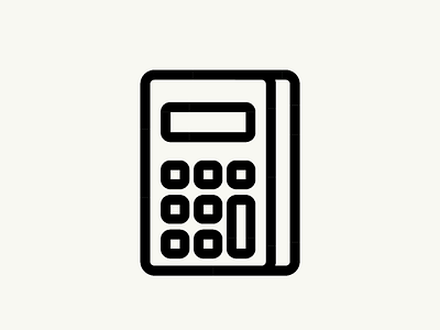 Calculator graphicdesign icon illustration infographic inktober minimalistic vectober