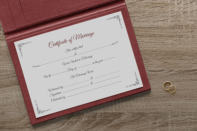 Free Certificate of Marriage Design Template in Ai & Mockup PSD certificate of marriage design template free download free mockup free psd freebie marriage certificate mock up mockup mockup psd psd psd mockup