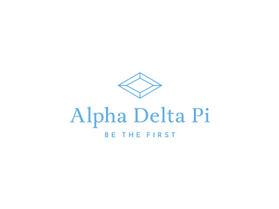 Alpha Delta Pi adpi alpha delta pi azure badge blue branding diamond first greek identity logo logomark pattern rebrand sorority symbol typography