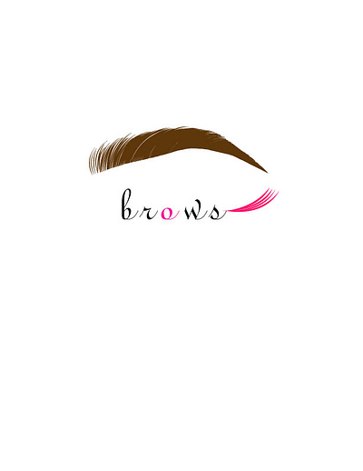 eyebrow logo branding circle logo clean feminine logo illustration illustration vector icon logo design logodesign vector