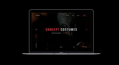 RAYVERNCOSTUMES branding colorfull design flat illustration interface ui ux web webdesign