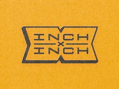 INCHxINCH X Badge badge badge design handlettering handtype hashtaglettering inch x inch inchxinch lettering process vectormachine