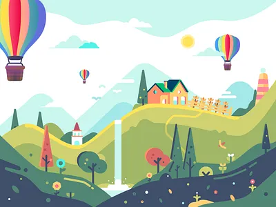 Pastoral time branding design illustration illustrator lettering logo minimal vector web website