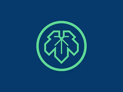 Inktober Day 14 Overgrown design icon inktober inktober2019 logo overgrown vector vine